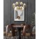 Amanda chandelier, size 75x107x75 cm, 320W 8xe14 IP 20