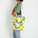 Bag Schoper "Lemons" 35x0.5x40 cm, Department without lightning, without lining, white