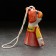 Porcelain bell "Girl", copyright painting, 9 cm