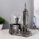 Plasmic ball "Empayer Steit" gray 14x8x20 cm Risalux