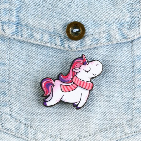 New Year's icon "Unicorn", 3.8 x 4 cm-1