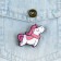 New Year's icon "Unicorn", 3.8 x 4 cm