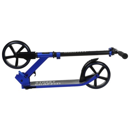 Sugan of the city Graffiti, folding, wheels PU 200, 86a, ABEC 9, footboard, blue color-8