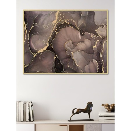 Reproduction of the picture "Brown abstraction", 58x78, frame (20-005)-5