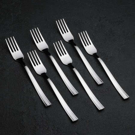 Dining room “Trilate”, h = 20 cm, thickness 2 mm, silver color-1