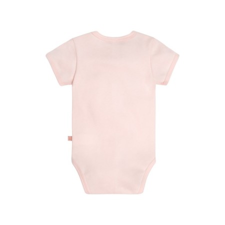 Body children's with short sleeve "Goroshinka", height 74 cm, peach color-2