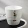 Kashpo for flowers with an insert "Grace", 2.8 liters, white color