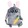 Soft toy-rug “Bunny”, color gray color