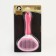Pucrhee with self -cleaning Premium diode is round, with drops, 10 x 19 cm, pink