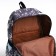 A backpack with a zipper, the color is gray