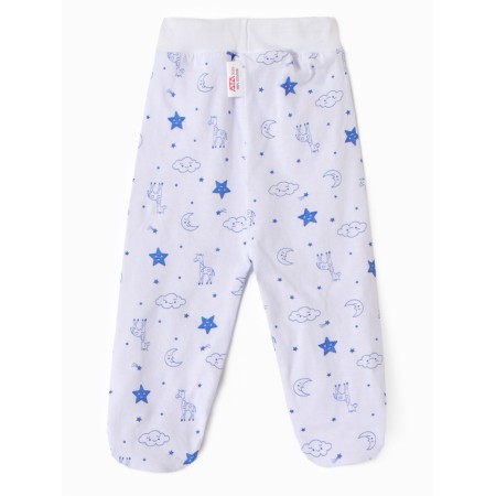 Children's sliders "giraffes", white/blue color, height 68-3