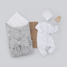 Kinderlitto Star Paths, 4 items, 40-56 cm, Gray color, gray