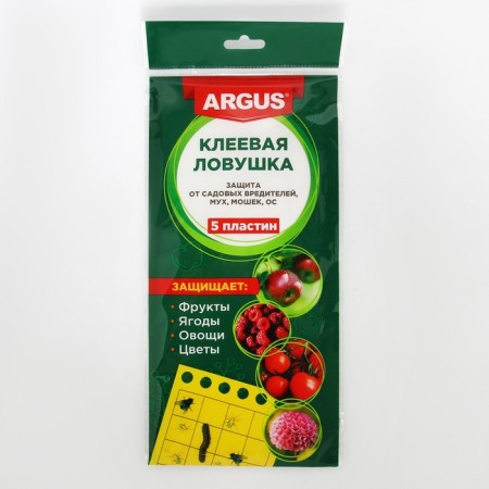 ARGUS trap from flies, aphids, midges, perch, whiteflies 5 adhesive plates-4