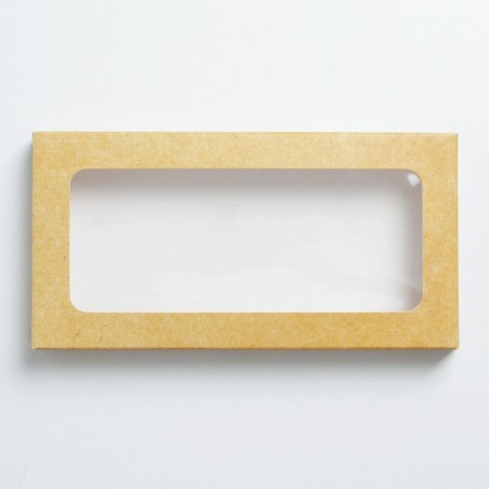 Chocolate box, confectionery packaging, “Hand Made”, with a window, 17.3 x 8.8 x 1.5 cm-1