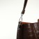 Women's bag on magnet Textura, average size, brown color