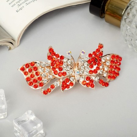 Hair hairpin "Sylvia" butterfly, 9 cm