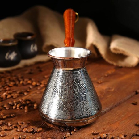 Turk for coffee copper "Grapes", 0.6 liters-1