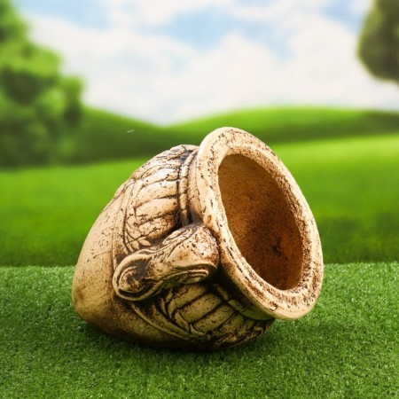 Figure Kashpo "Camera" lying, 21x24cm, mix-1