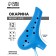 Owarin Music Life 12 holes, blue, 15.5 x 10 x 4.3 cm