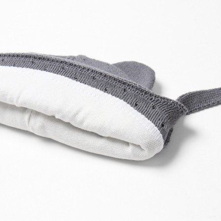 Children's hat minku, rr 46-48, gray color-4