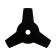 Tundra trimmer knife, three -beam, 255 x 25.4 x 1.4 mm