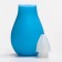 Children's nasal aspirator, with a cap, blue color