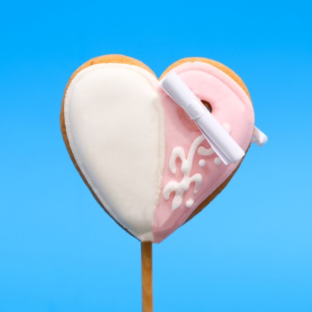 Vanilla mini-flood on the wand "heart with predictions" 15 g-1