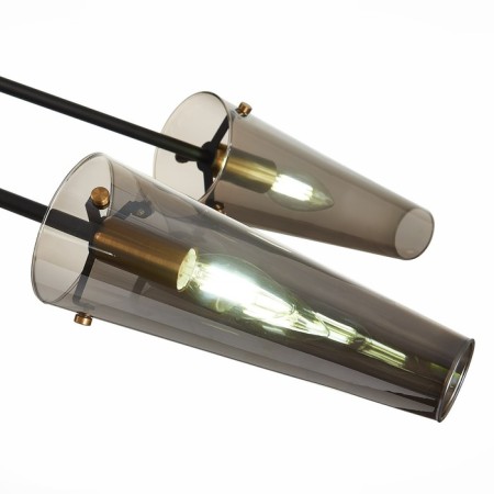 Ceiling lamp ST LUCE. SL1209.302.06. Morave. 6x40 watts, E14, 132x132x75.1 cm, bronze color, black-8