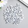 Beads for creativity plastic "Letters, signs, numbers, dominoes" Set 20 grams 0.5x0.8x0.4 cm