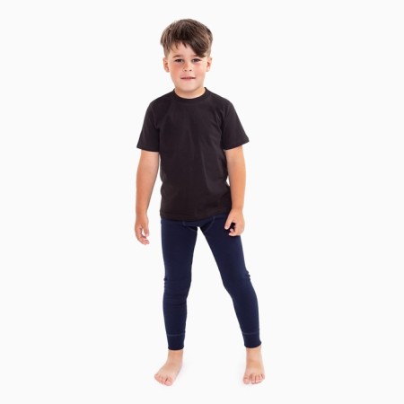 Calsons for a boy (thermo), the color is dark blue, height 116 cm (32)