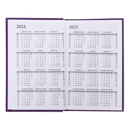 Deliciper of Leduced A5 128 sheets, boumvinyl cover, lilac-3
