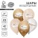 Latex ball 12 “Compliments for her”, delicate, set of 25 pcs.