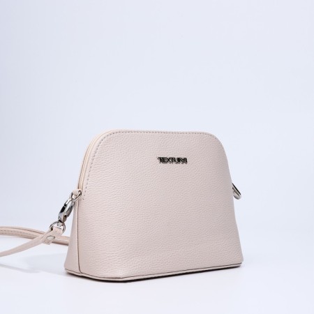 Women's bag over the shoulder Textura, small size, beige color-2