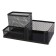 Chancellery trifle stand 3 compartments, mesh, black