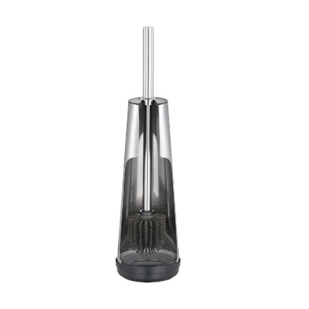 Scorch for cleaning the toilet, stainless steel with a protective coating, silicone brush
