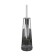 Scorch for cleaning the toilet, stainless steel with a protective coating, silicone brush