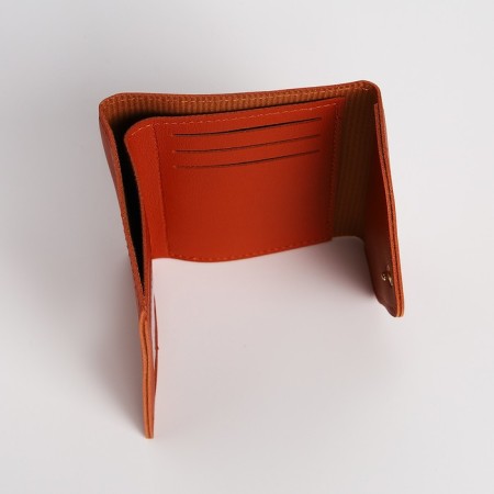 Women's wallet on the button, redhead color-3