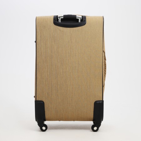 Big suitcase 28 ", lightning department, code castle, 4 wheels, outer pocket, beige color-6