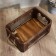 Basket for storing products Magistro Italy, 32 × 21 × 14 cm, color dark tree