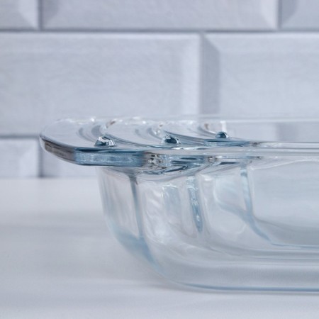 A set of baking dishes "Flora", 3 pcs, glass, Iran-7