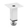 Square OKV001wh tundra, d = 25x25 mm, h = 80 mm, white color
