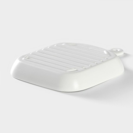 A dish of heat-resistant ceramics for feeding Magistro "Shipyard-Grille", 23 × 16 × 3 cm, white color-2