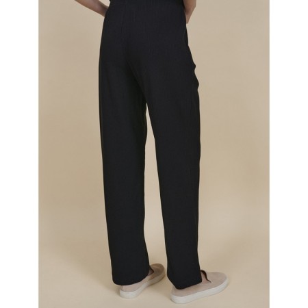 Female trousers, size l, black color-1