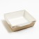 Container with a transparent lid, craft, 0.9 l, 15 x 15 x 5 cm