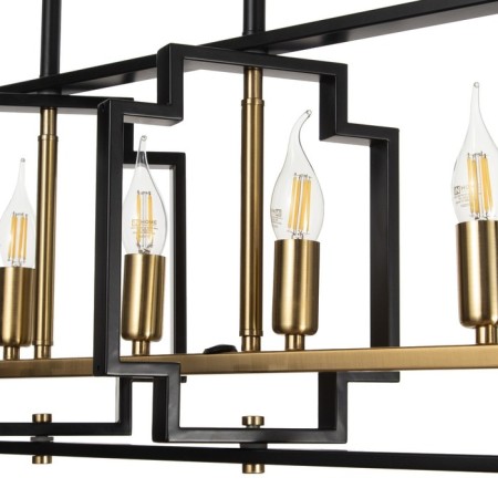 Chandelier 2739/5 E14 40W black and gold 29.5x7.8x25-97 cm Bayerlux-7