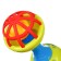 The rattle "Bright dumbbell", with elastic elements