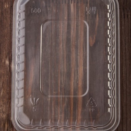 Container Plastic disposable "Yuzhuralpak", KR-179, 500 ml, 17.9 × 13.2 × 3.7 cm, the color is transparent-2