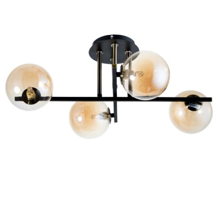 Chandelier 21127/4 bk black 4x40W G9 55x41x20.5cm