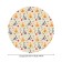 Tables on the table "Festive fox", round, oxford, elastic band, size 140x140 cm, diameter 105-120 cm