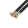 Shower hose Accoona A386, 150 cm, reinforced, chrome